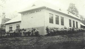 Budova koly vo Vidinej r.1934